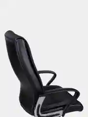 Кресло офисное BRABIX Forward EX-570, хром, экокожа, черное, 531837