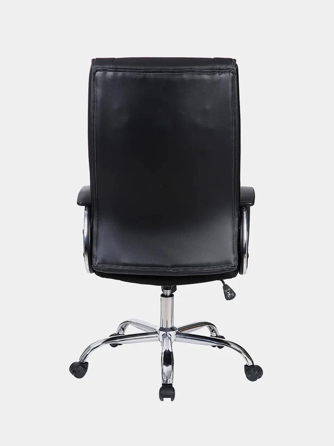 Кресло офисное BRABIX Forward EX-570, хром, экокожа, черное, 531837