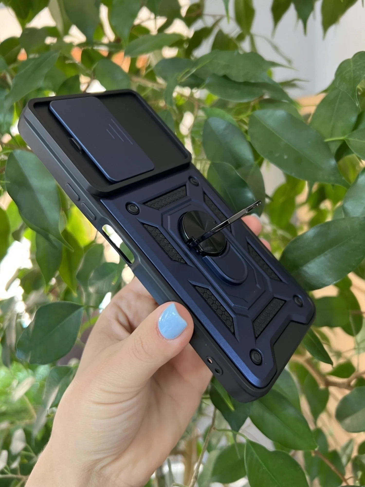 Темно-синий чехол противоударный armors для Infinix Note 12 Pro 4G и Note 12 2023