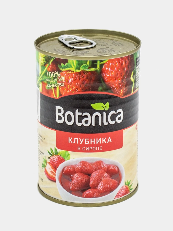 Клубника в сиропе Botanica, консервированная, 425 мл