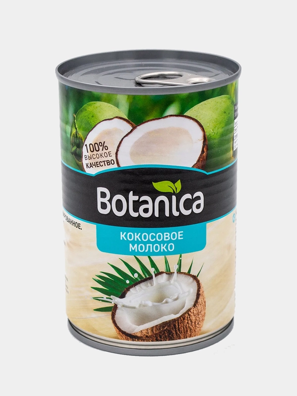 Кокосовое молоко Botanica, 17-18% жирность, 400 мл