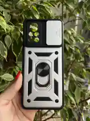 Серебряный чехол противоударный armors для Infinix Note 11 Pro/Инфиникс Ноте 11 про с защитой камеры