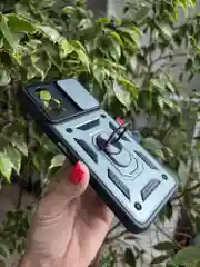 Зеленый чехол противоударный armors для Infinix Note 11 Pro/Инфиникс Ноте 11 про с защитой камеры