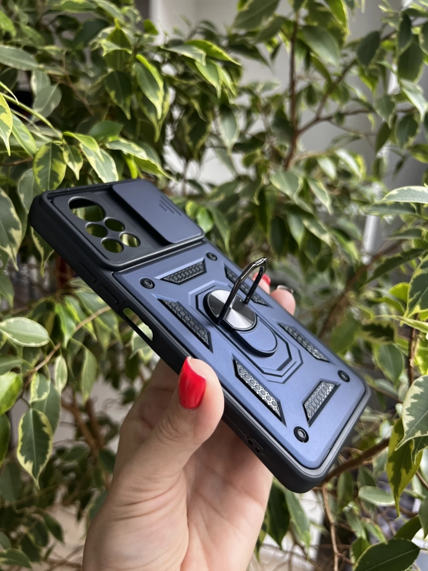 Темно-синий чехол противоударный armors для Infinix Note 11 Pro/Инфиникс Ноте 11 про с защитой камеры