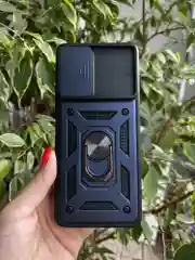 Темно-синий чехол противоударный armors для Infinix Note 11 Pro/Инфиникс Ноте 11 про с защитой камеры