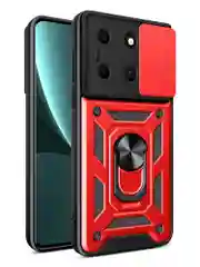 Красный чехол противоударный armors для Infinix Note 30i / Инфиникс Ноте 30i с защитой камеры