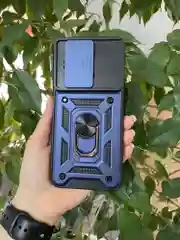 Темно-синий чехол противоударный armors для Infinix Note 30i / Инфиникс Ноте 30i с защитой камеры