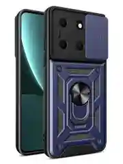 Темно-синий чехол противоударный armors для Infinix Note 30i / Инфиникс Ноте 30i с защитой камеры