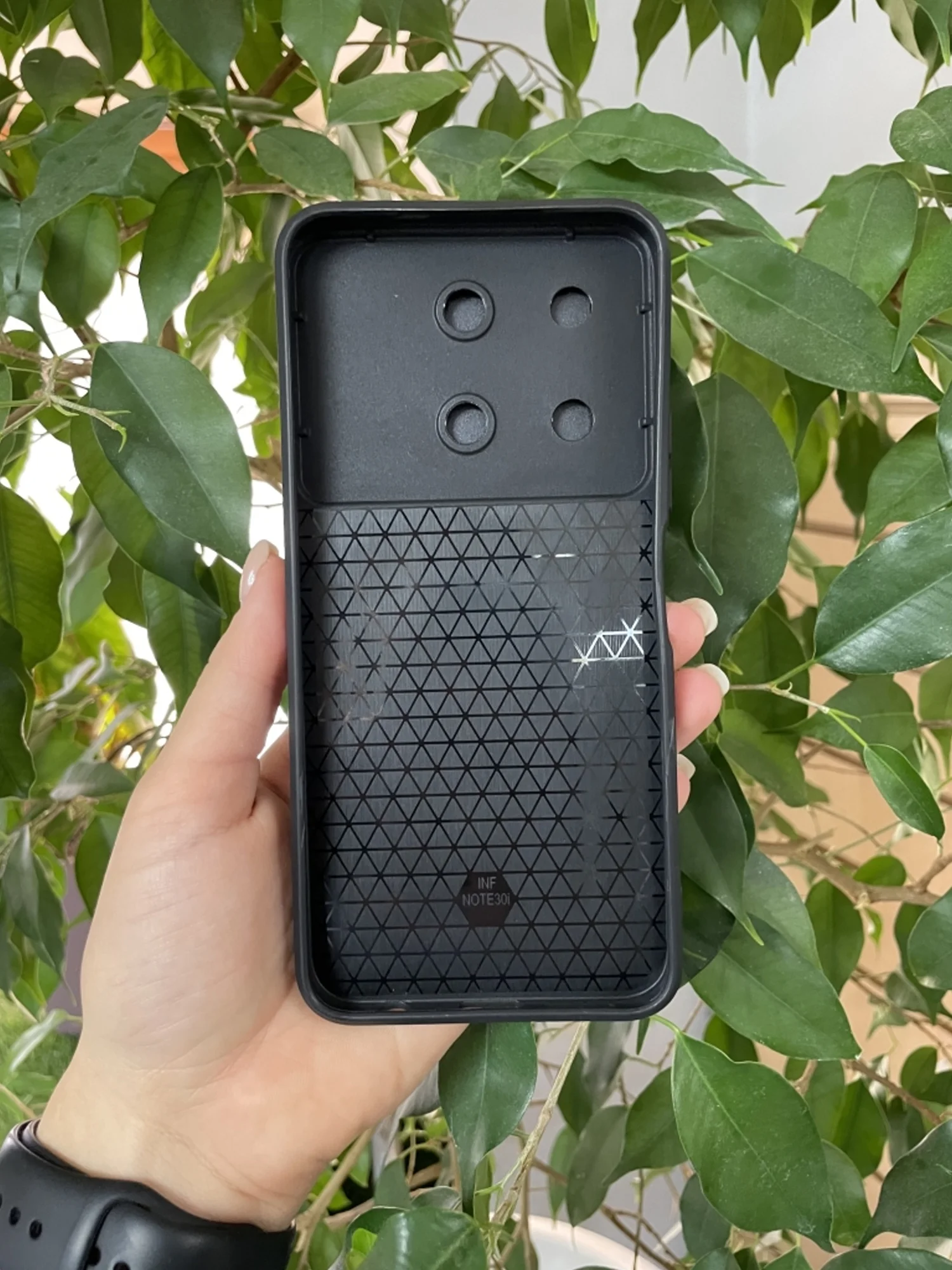 Темно-синий чехол противоударный armors для Infinix Note 30i / Инфиникс Ноте 30i с защитой камеры