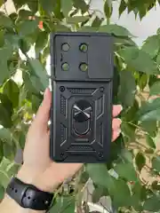 Черный чехол противоударный armors для Infinix Note 30i / Инфиникс Ноте 30i с защитой камеры