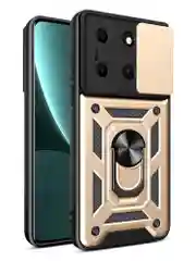 Золотой чехол противоударный armors для Infinix Note 30i / Инфиникс Ноте 30i с защитой камеры