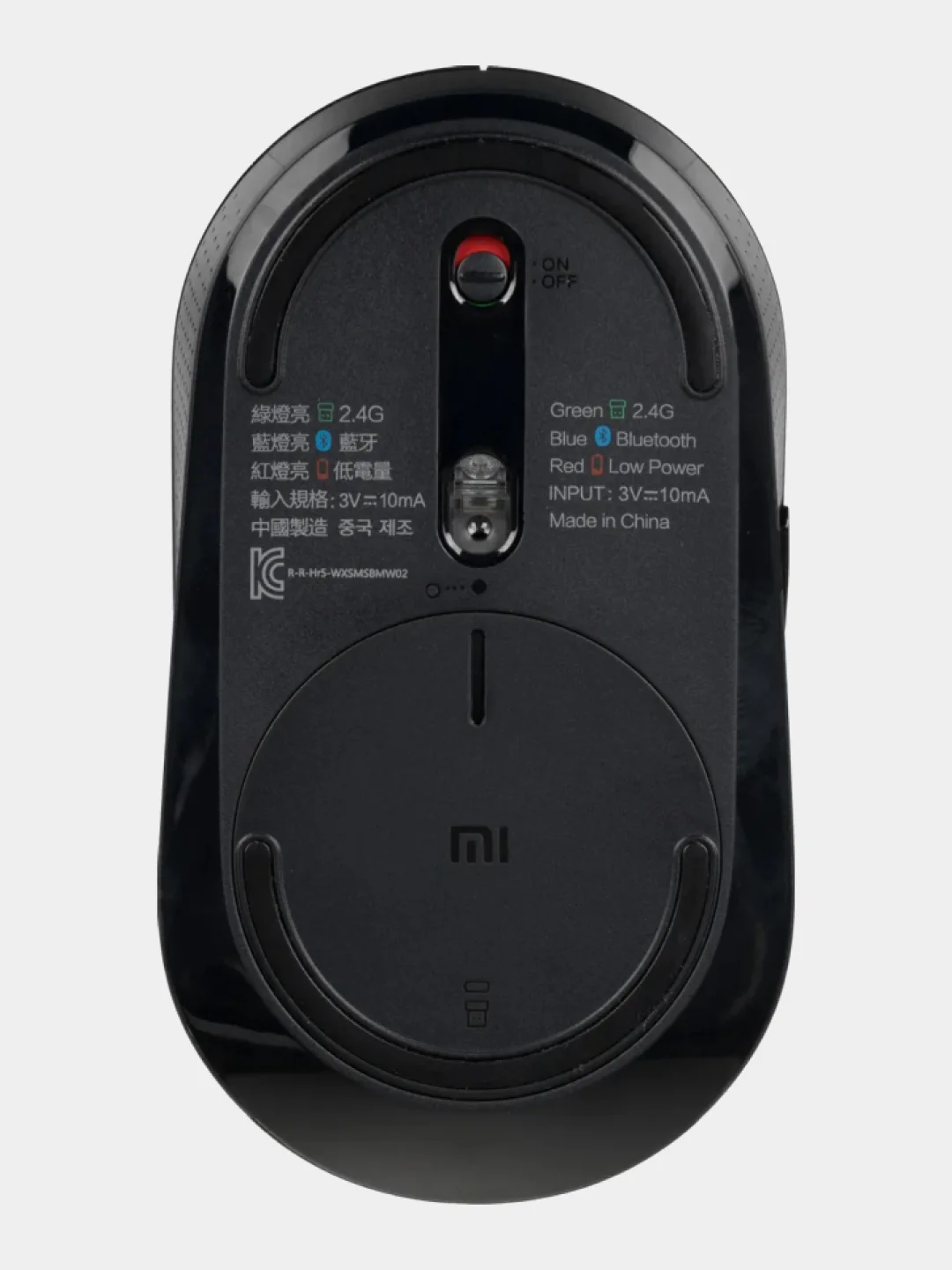 Черный мышь беспроводная Xiaomi Dual Mode Wireless Mouse Silent Edition