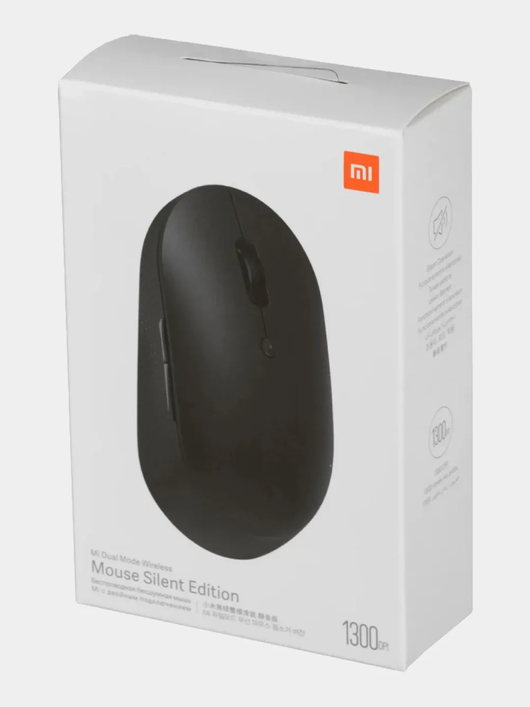 Черный мышь беспроводная Xiaomi Dual Mode Wireless Mouse Silent Edition