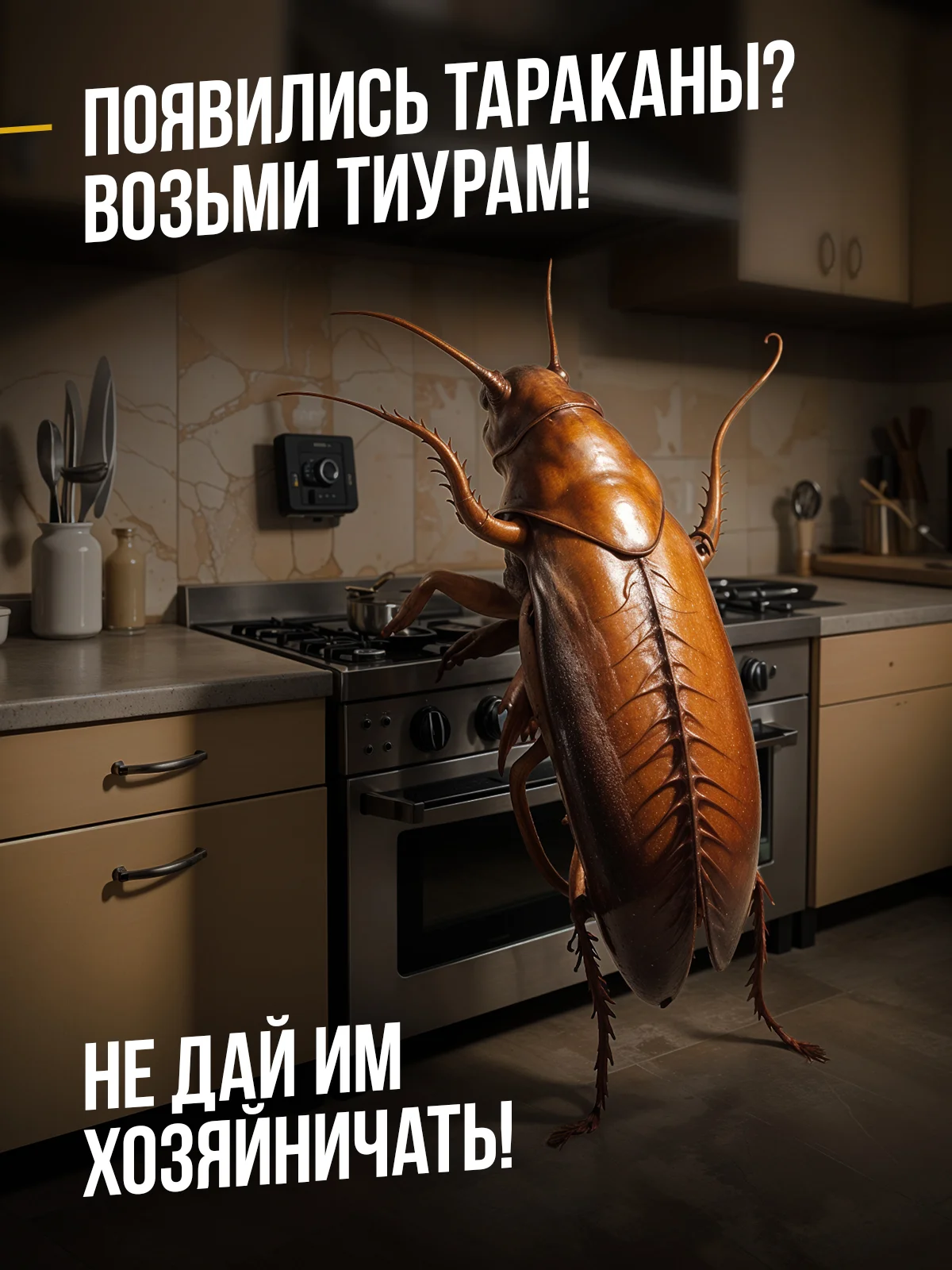 Средство от тараканов, муравьев и мышей "Тиурам", кабельный порошок, 1000 + 200г в подарок
