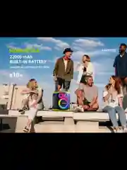 Портативная Bluetooth колонка HOPESTAR Party 130 c двумя микрофонами и RGB подсветкой