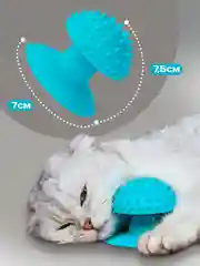 Голубой чесалка массажер для кошек с кошачьей мятой
