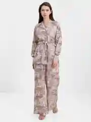 Черный женский домашний костюм двойка