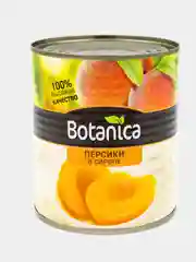 Персики консервированные Botanica, половинки в сиропе