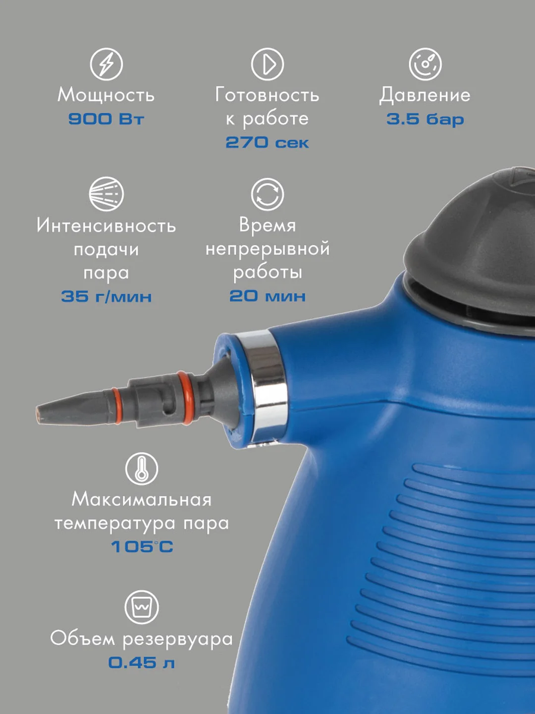 Универсальный пароочиститель ENDEVER ODYSSEY Q-443