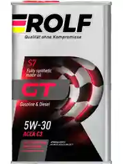 Моторное масло ROLF GT SAE 5W-30, API SN/CF, синтетическое, 1 л