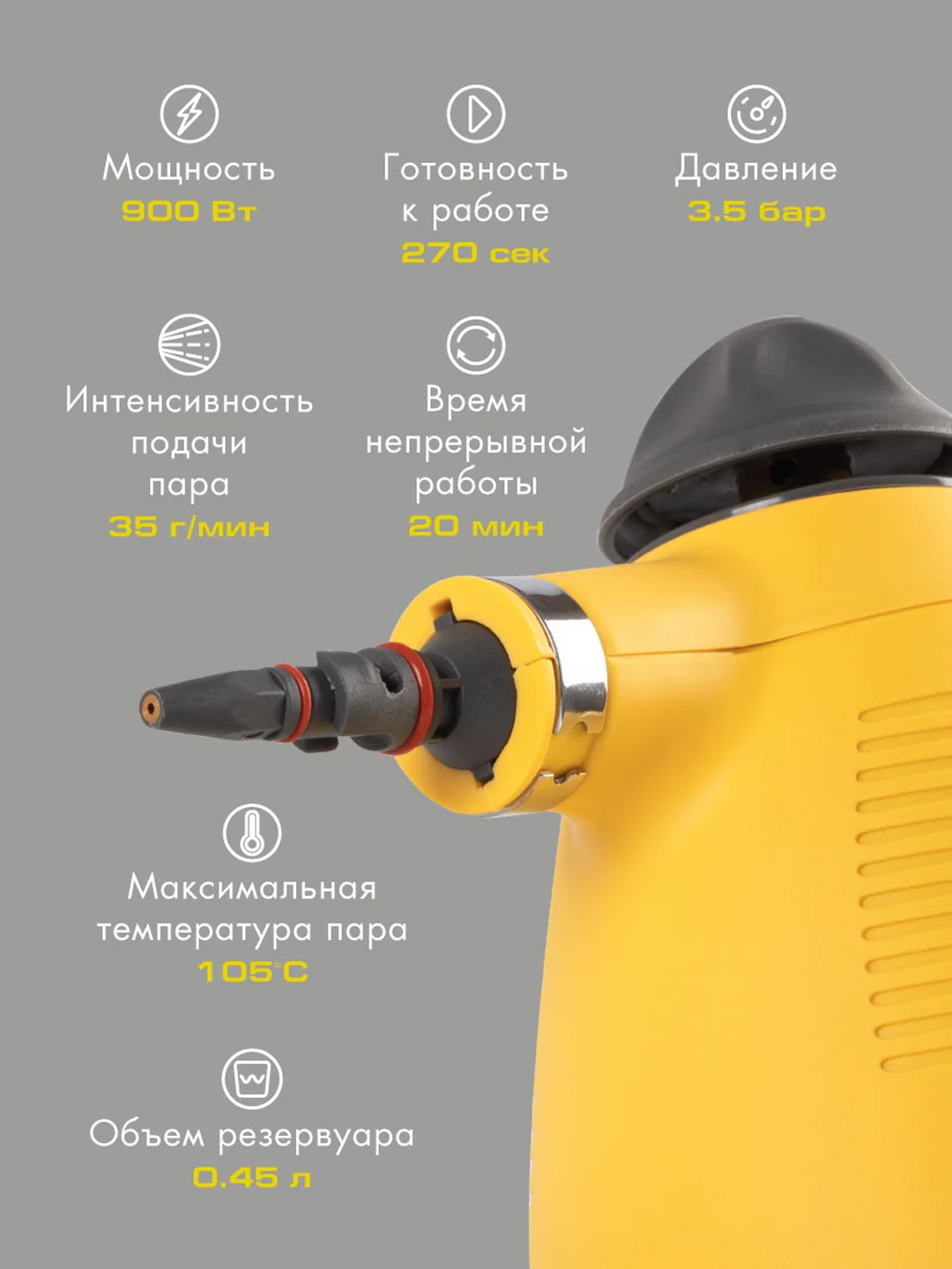 Универсальный пароочиститель Endever Odyssey Q-442