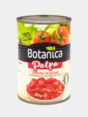 Томаты резаные Botanica, очищенные, в собственном соку, консервированные, 425 мл