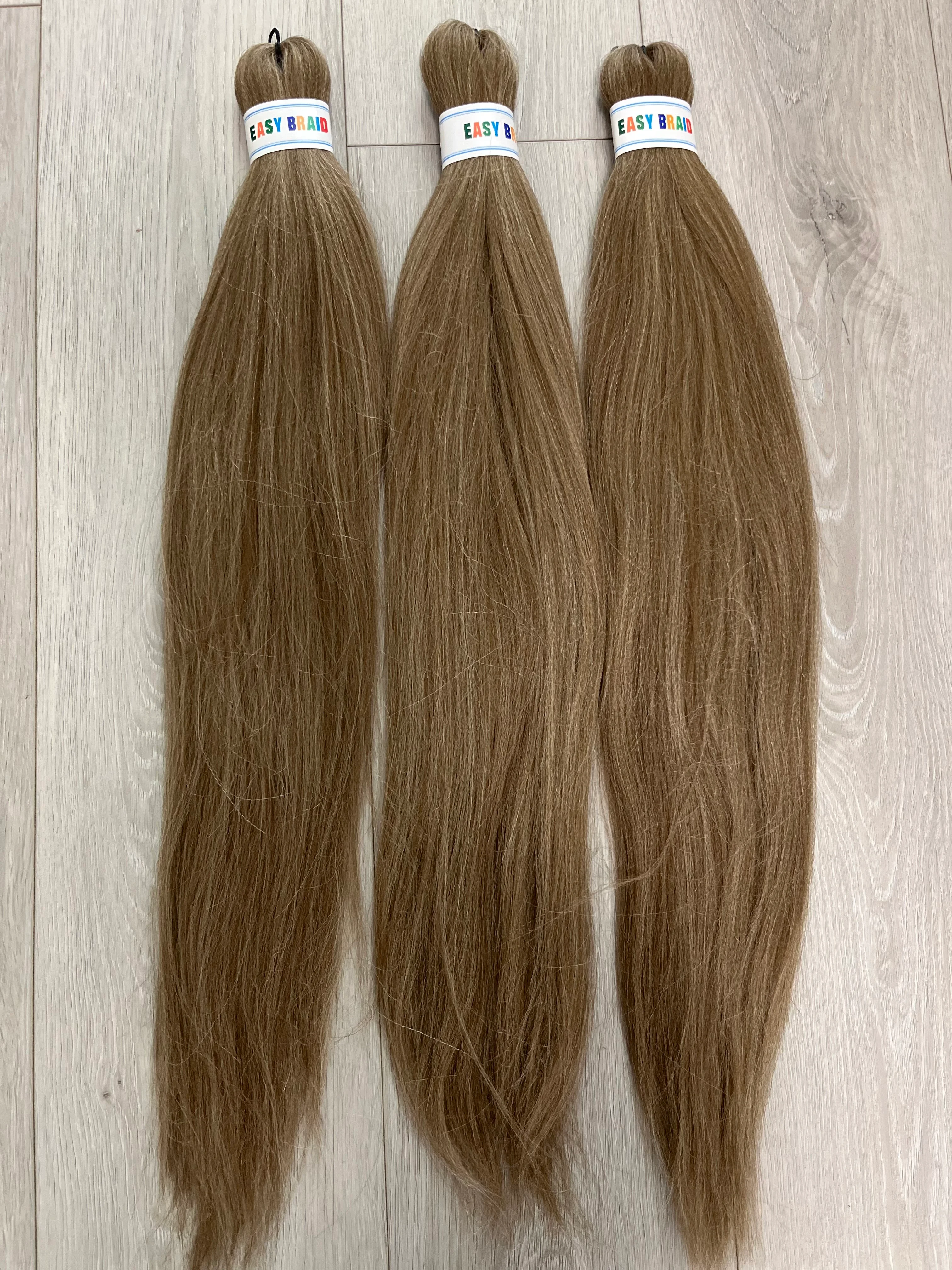 Вишнёвый канекалон Easy Braids, для афрокосичек и дредов