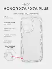 Прозрачный чехол для HONOR X7a / X7a Plus (Хонор Х7А Плюс), прозрачный, противоударный