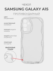 Чехол для Samsung Galaxy A15 Самсунг Галакси А15 прозрачный противоударный