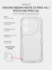 Чехол Xiaomi Redmi Note 13 Pro 4G / Poco M6 Pro 4G прозрачный противоударный