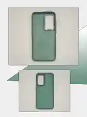 Тёмно-зелёный чехол накладка для Samsung Galaxy A15, A35, A55, матовый