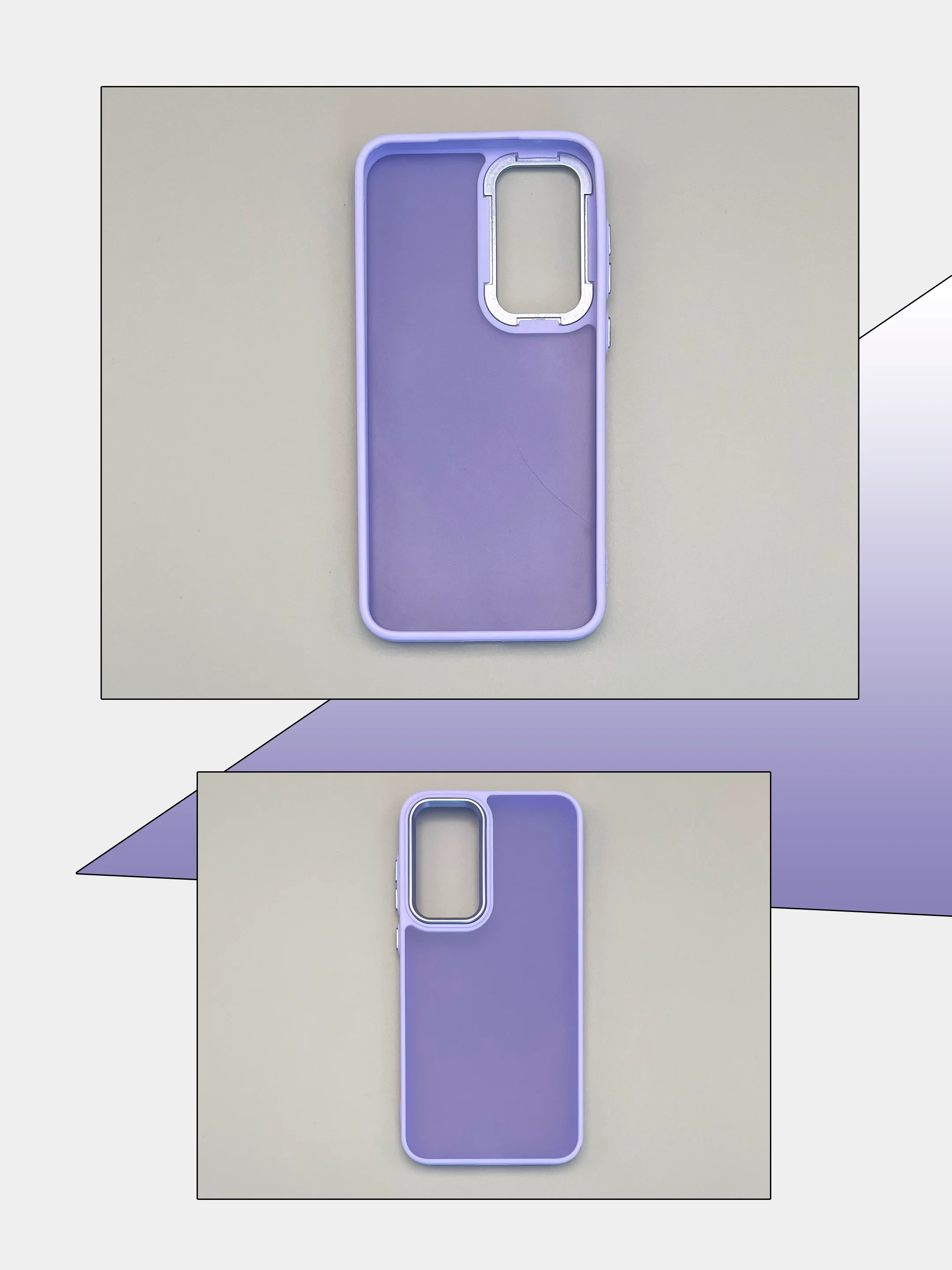 Лавандовый чехол накладка для Samsung Galaxy A15, A35, A55, матовый