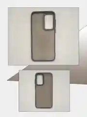 Черный чехол накладка для Samsung Galaxy A15, A35, A55, матовый