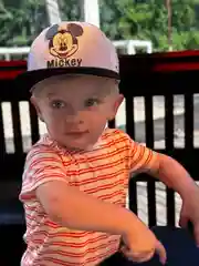 Белый детская кепка с прямым козырьком, Mickey Mouse