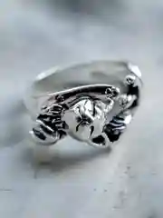 Серебряный кольцо "Сонный котик"