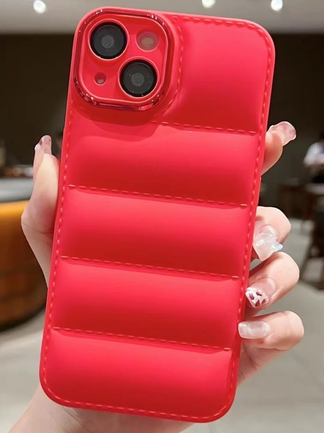Красный чехол на iPhone (айфон) 11 силиконовый