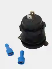 Хром разъём USB в авто врезной 12v-24v/ Быстрая зарядка / Розетка в авто адаптер прикуривателя