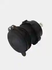 Хром разъём USB в авто врезной 12v-24v/ Быстрая зарядка / Розетка в авто адаптер прикуривателя