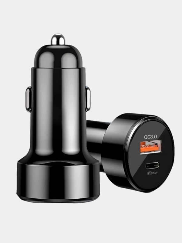 Разъём USB в авто врезной 12v-24v/ Быстрая зарядка / Розетка в авто адаптер прикуривателя