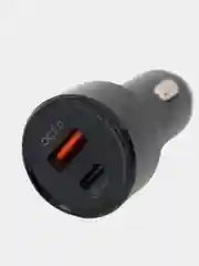 Черный разъём USB в авто врезной 12v-24v/ Быстрая зарядка / Розетка в авто адаптер прикуривателя