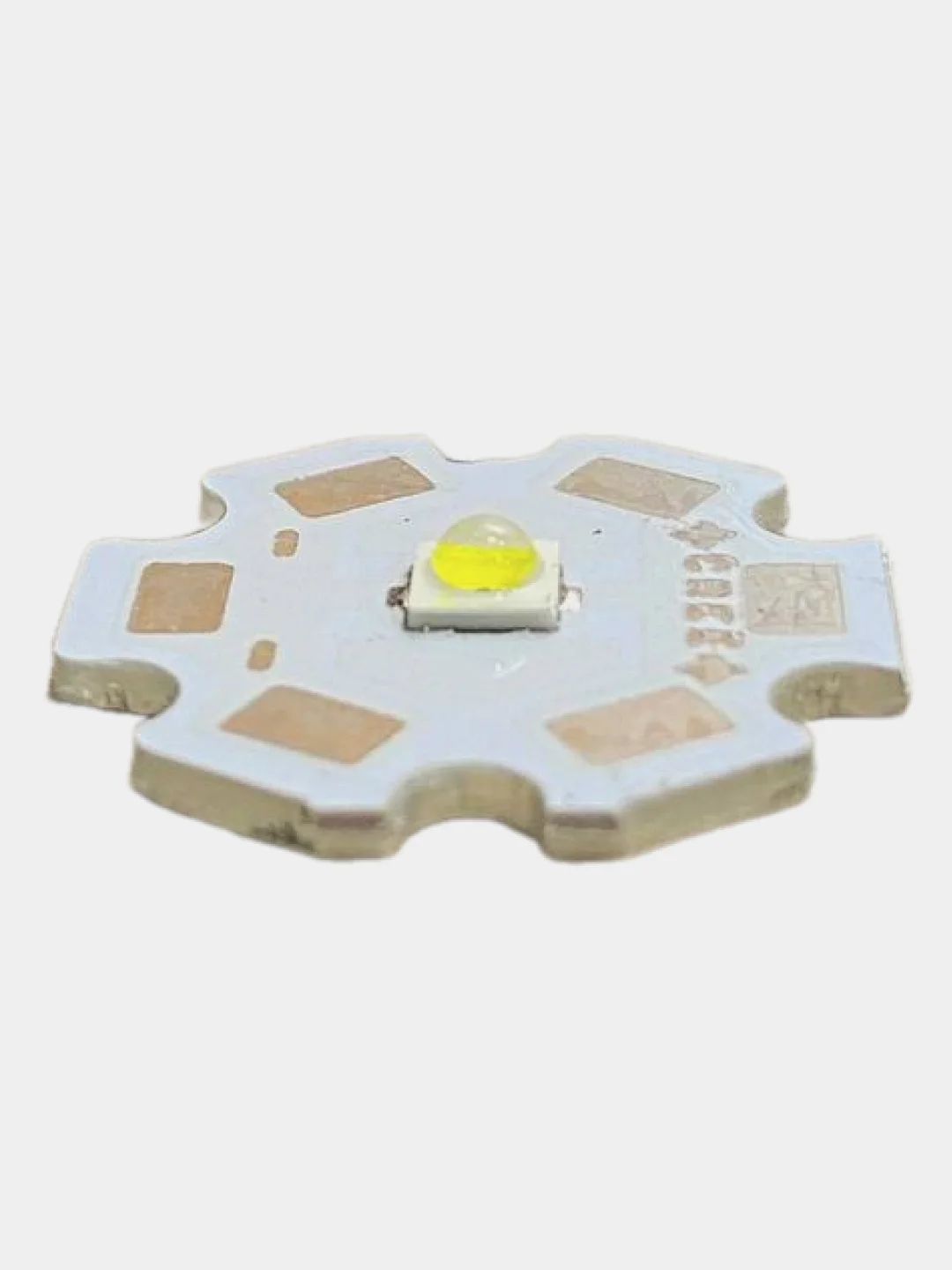 Светодиод CREE БЕЛЫЙ на плате STAR  3535 XPE 3W (3,0-3,6V 600-700mA 220-260Lm 6500K