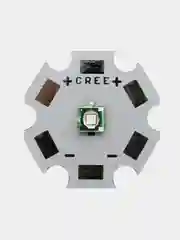 Мощный светодиод CREE на плате STAR Ультрафиолетовый 3W 3,2-3,6V, 600-700mA 20-40Lm, 395nm
