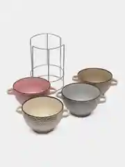 Бежевый супница, 4 штуки