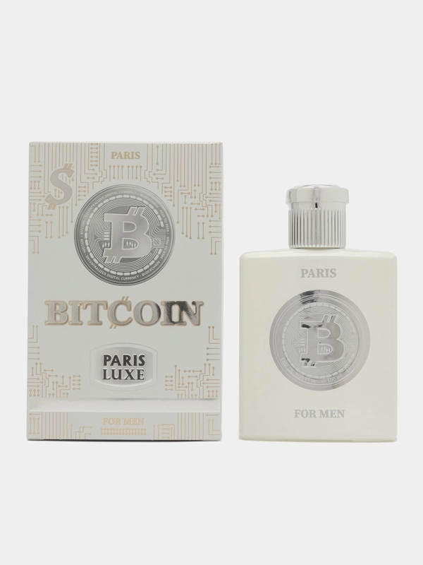 BITCOIN S INTENSE PERFUME (РФ) белый (Т/В, БИТКОИН S двойной парфюм, муж, 100 мл)
