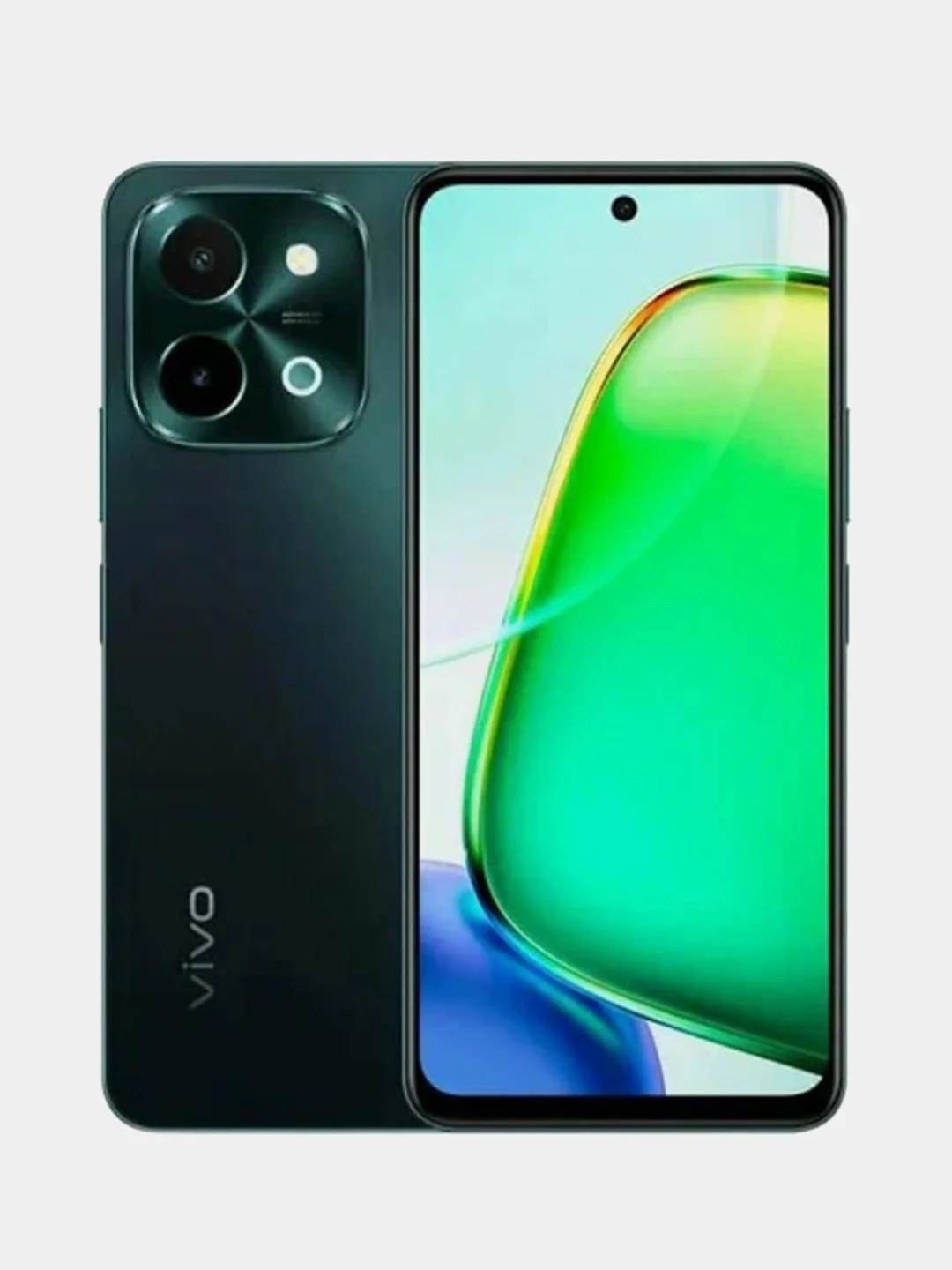 Зеленый смартфон Vivo Y28 8/256 ГБ, Android, IPS 6.68", 50 МП, 6000 мАч, 44Вт, 90Гц