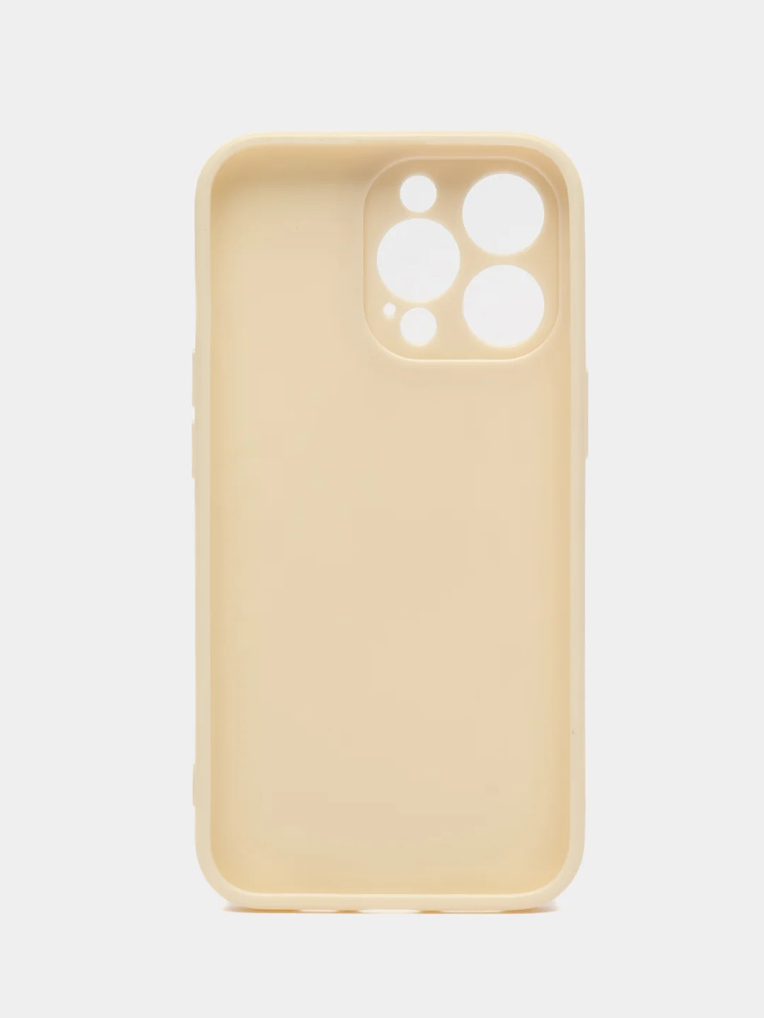 Бежевый чехол для айфон (iPhone) 11 13 12 mini pro max силиконовый прозрачный про макс