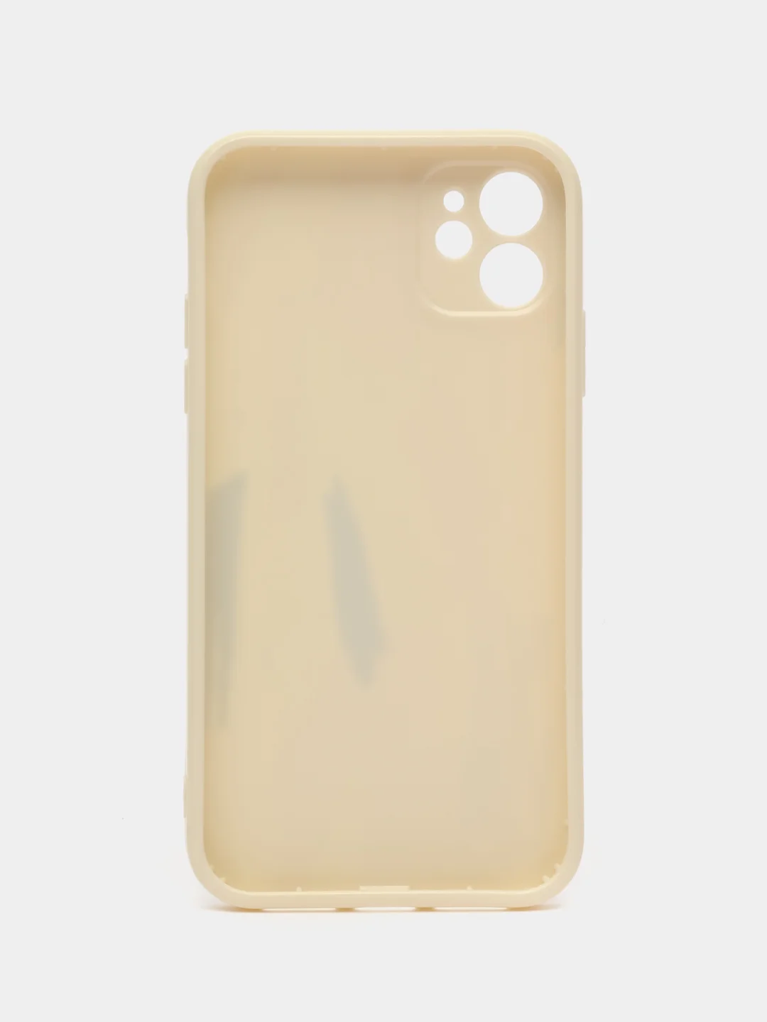 Бежевый чехол iPhone (Айфон) 7 8 Plus 11 12 13 pro max силиконовый про макс