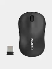 Черный мышь беспроводная Dareu LM106G
