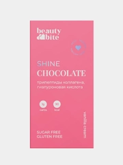 Шоколад Beauty Bite Chocolate Shine Vanilla Cream, низкоуглеводный, без сахара, 20 г
