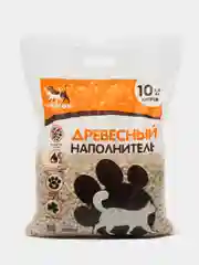 Аметистовый наполнитель древесный "Пижон", для кошачьего туалета, для грызунов без запаха